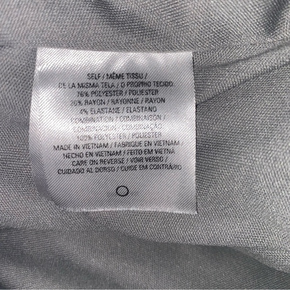 T Tahari Knot Sleeveless Fit And Flare Gray Dress Size 4 - Picture 4 of 6